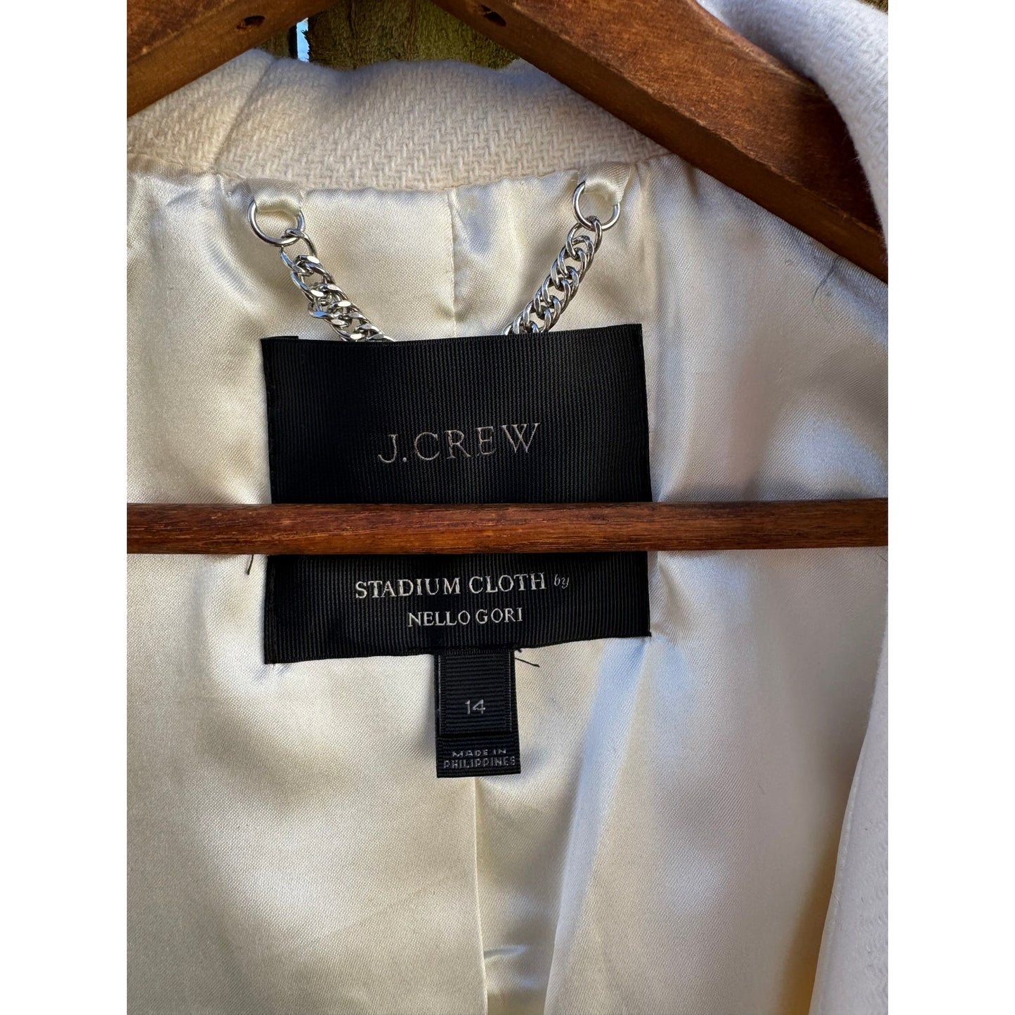 J.Crew Stadium Cloth Hooded Coat
