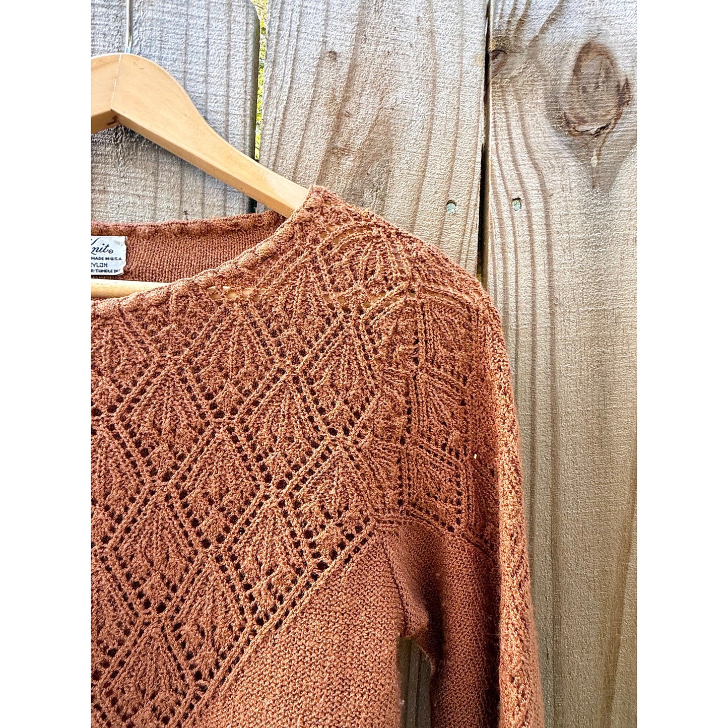 Vintage Cinnamon Knit Sweater