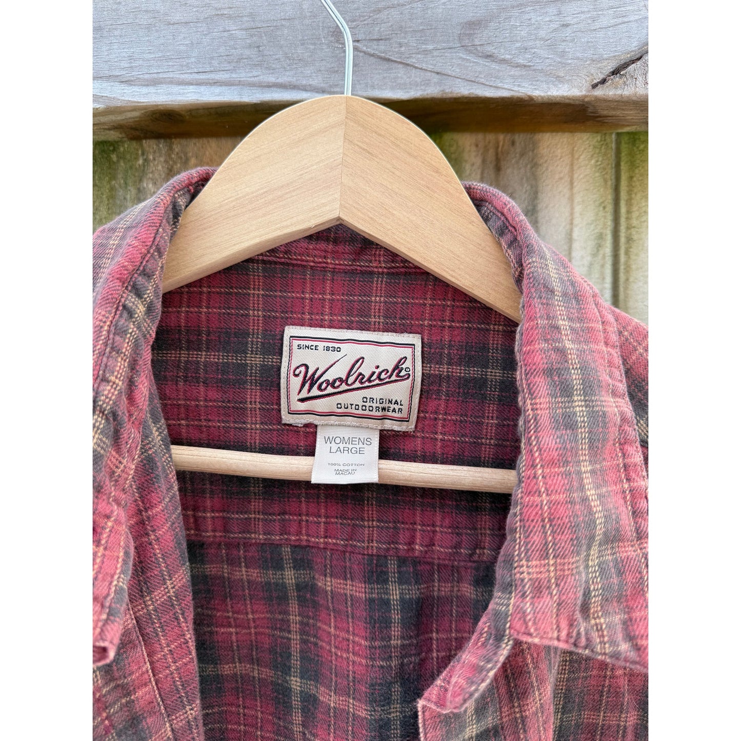 Vintage Woolrich Washed Plaid Workshirt
