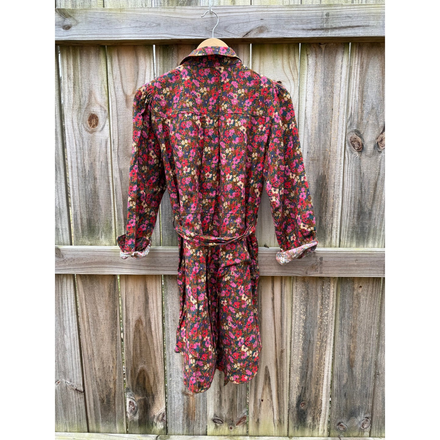 Floral Shirt Dress (FRNCH Paris), Size M