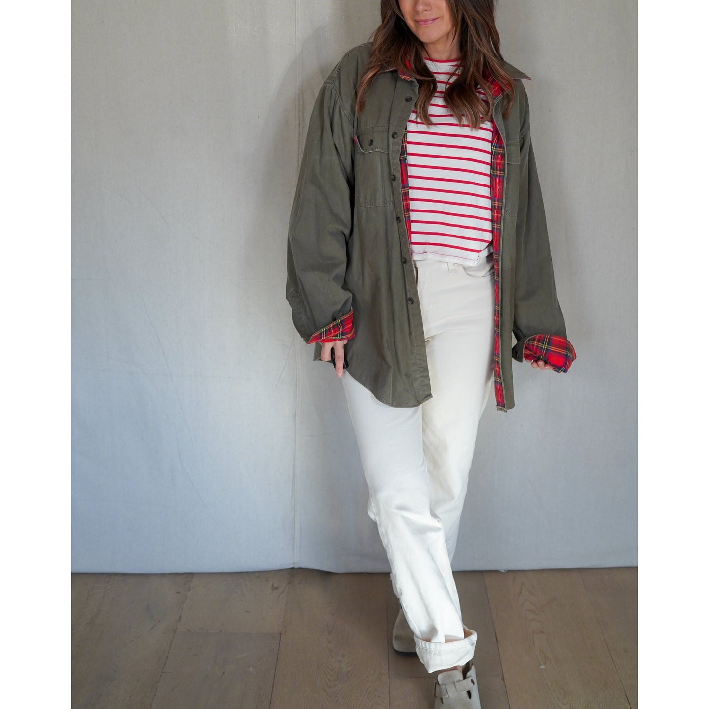 Vintage L.L. Bean Flannel-Lined Field Shirt Jacket