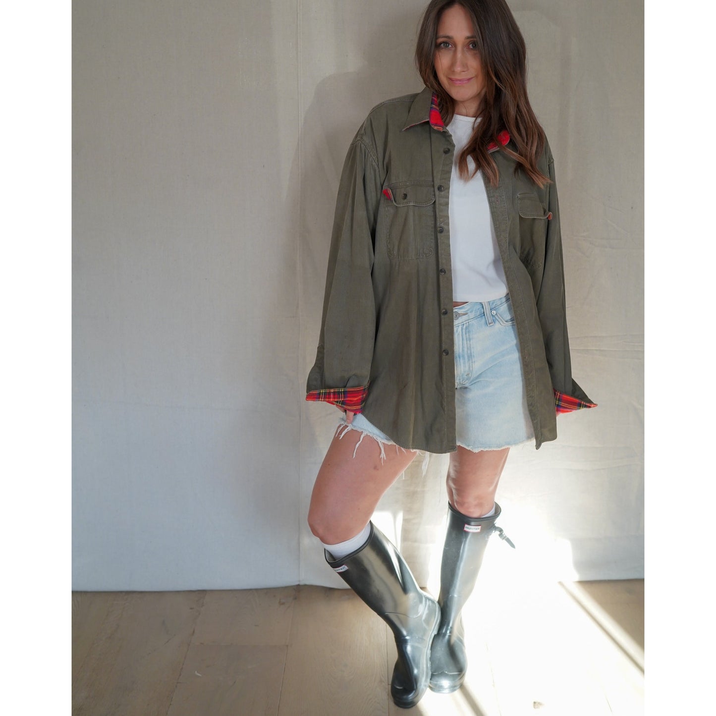 Vintage L.L. Bean Flannel-Lined Field Shirt Jacket