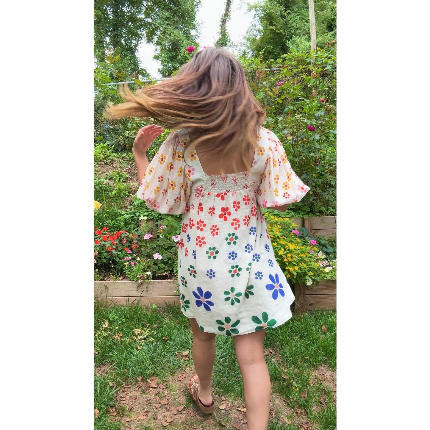 Rainbow Bloom Mini Dress – Jen’s Pirate Booty