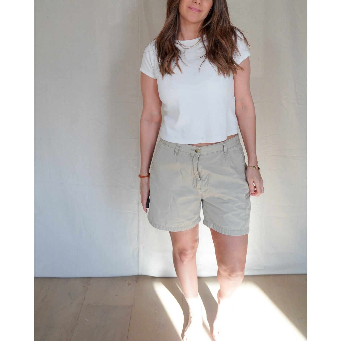 Woolrich Khaki Utility Shorts