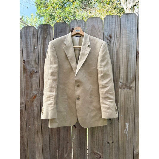 Slouchy Linen Borrowed Menswear Blazer
