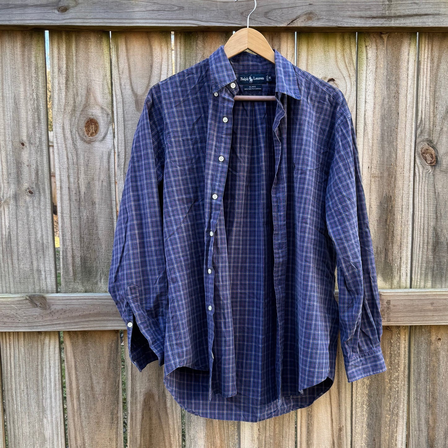 Ralph Lauren Cotton Plaid Button Down