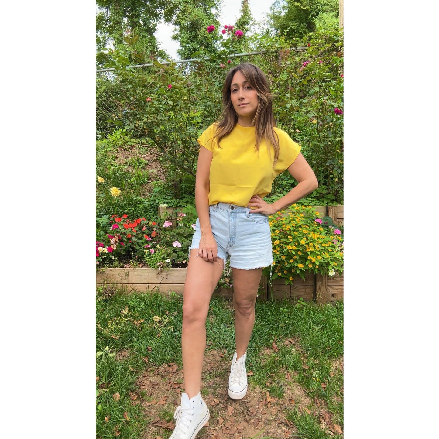 Late 80s / Early 90s Liz Claiborne Silk Top – Golden Hour Vintage