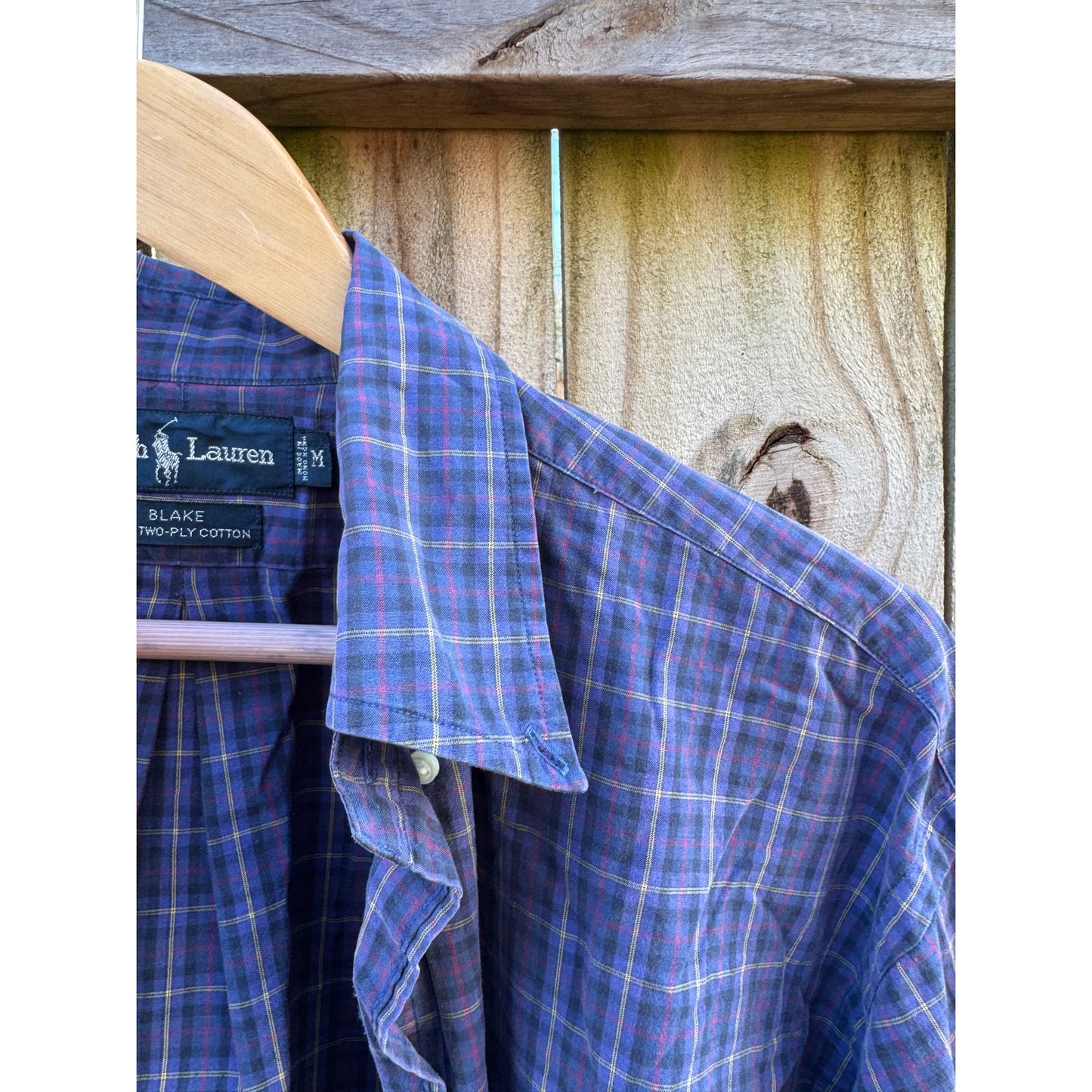 Ralph Lauren Cotton Plaid Button Down