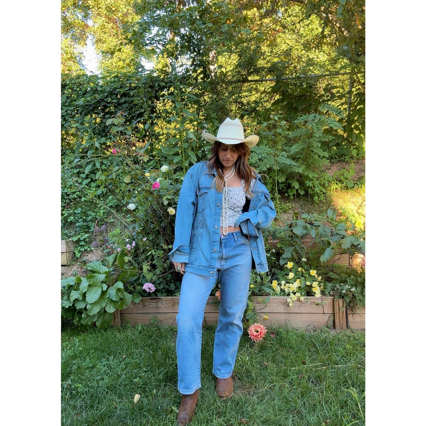 Vintage Levi’s Light Wash Oversized Denim Jacket