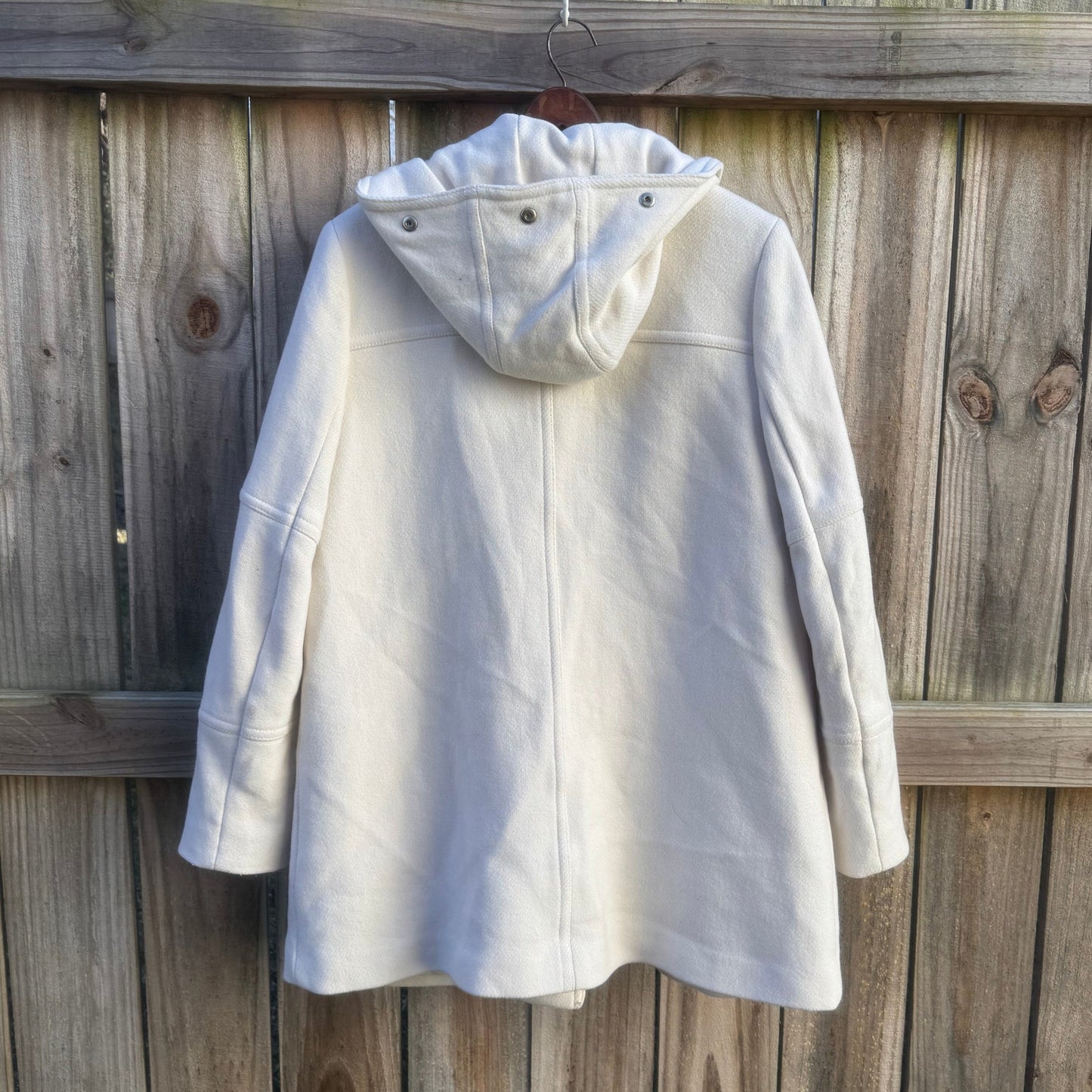 J.Crew Stadium Cloth Hooded Coat