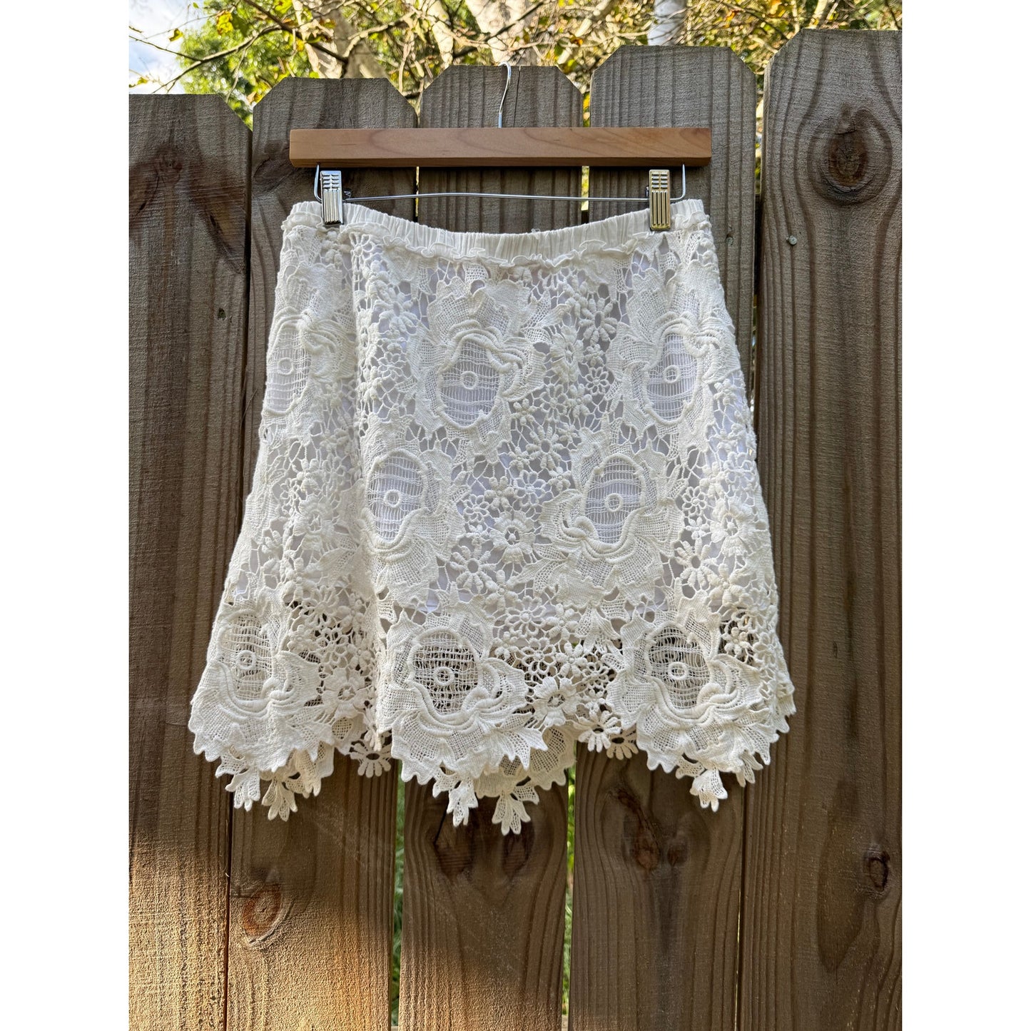 See by Chloé Floral Lace Skirt