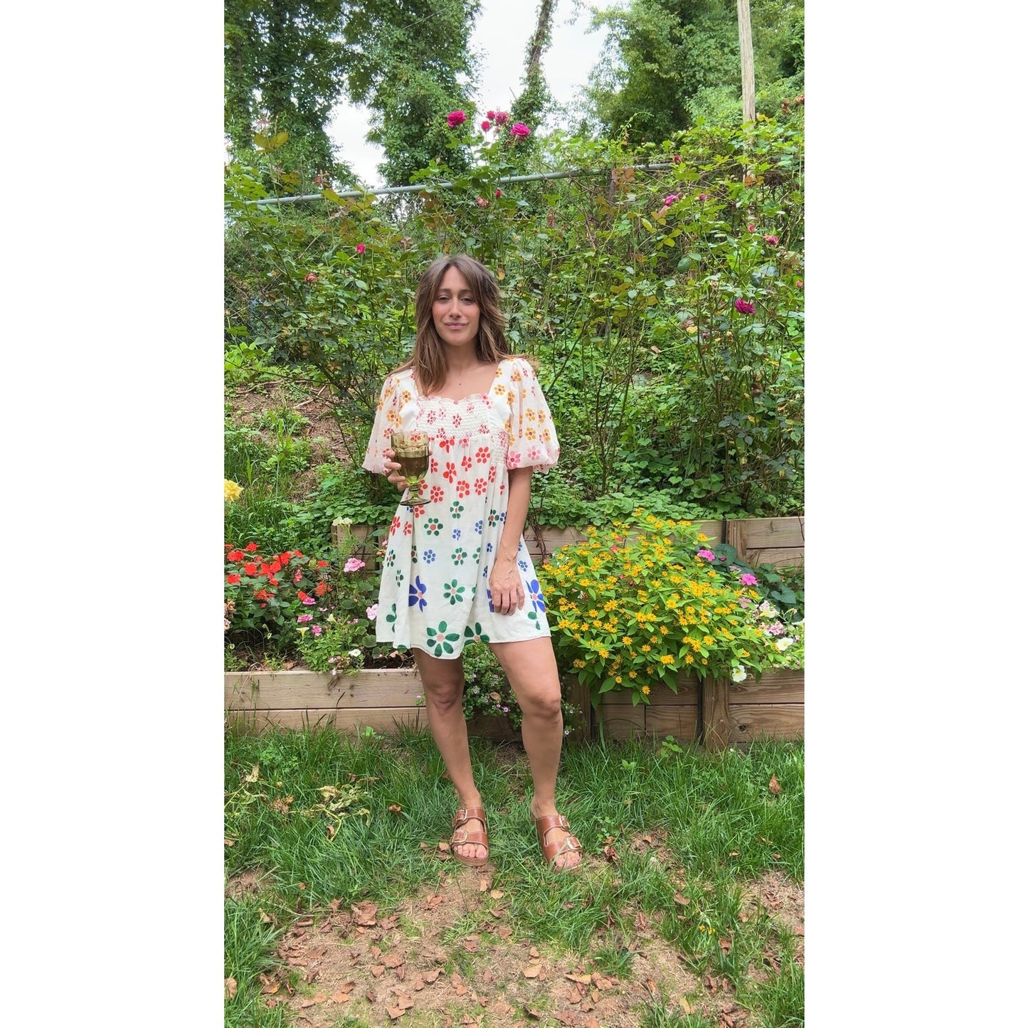 Rainbow Bloom Mini Dress – Jen’s Pirate Booty