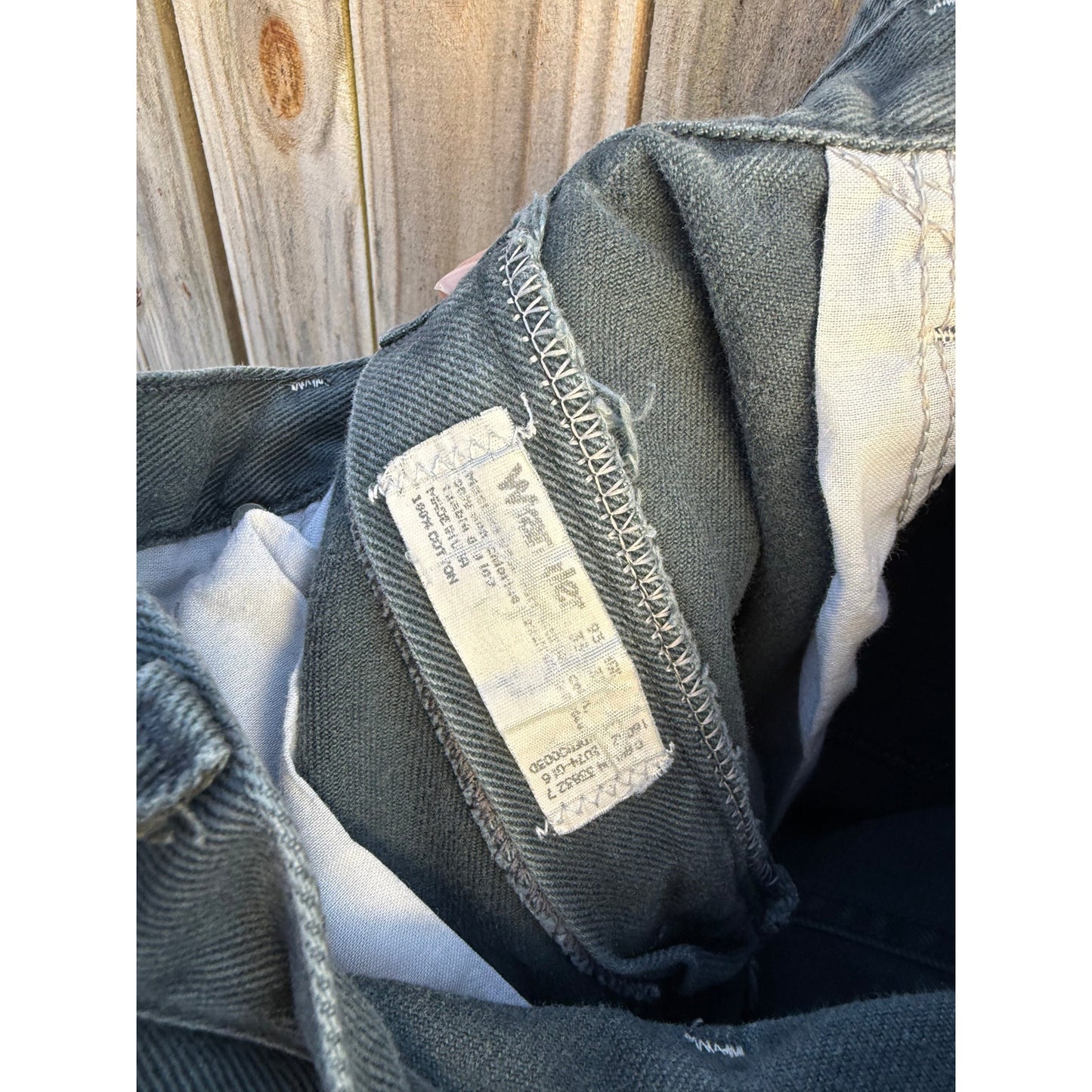 Wrangler Workwear Denim Slate Blue Canvas