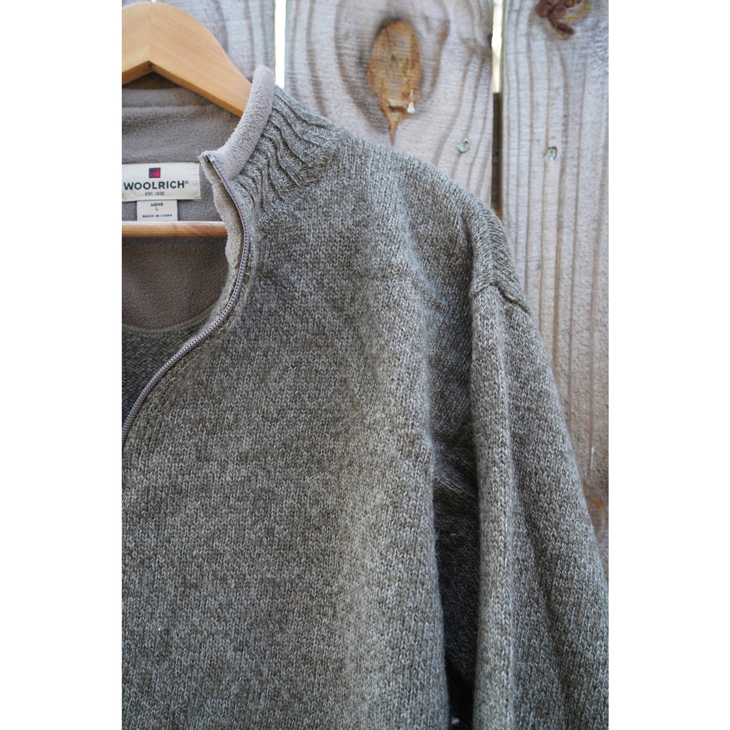 Woolrich Wool Blend Quarter Zip Sweater