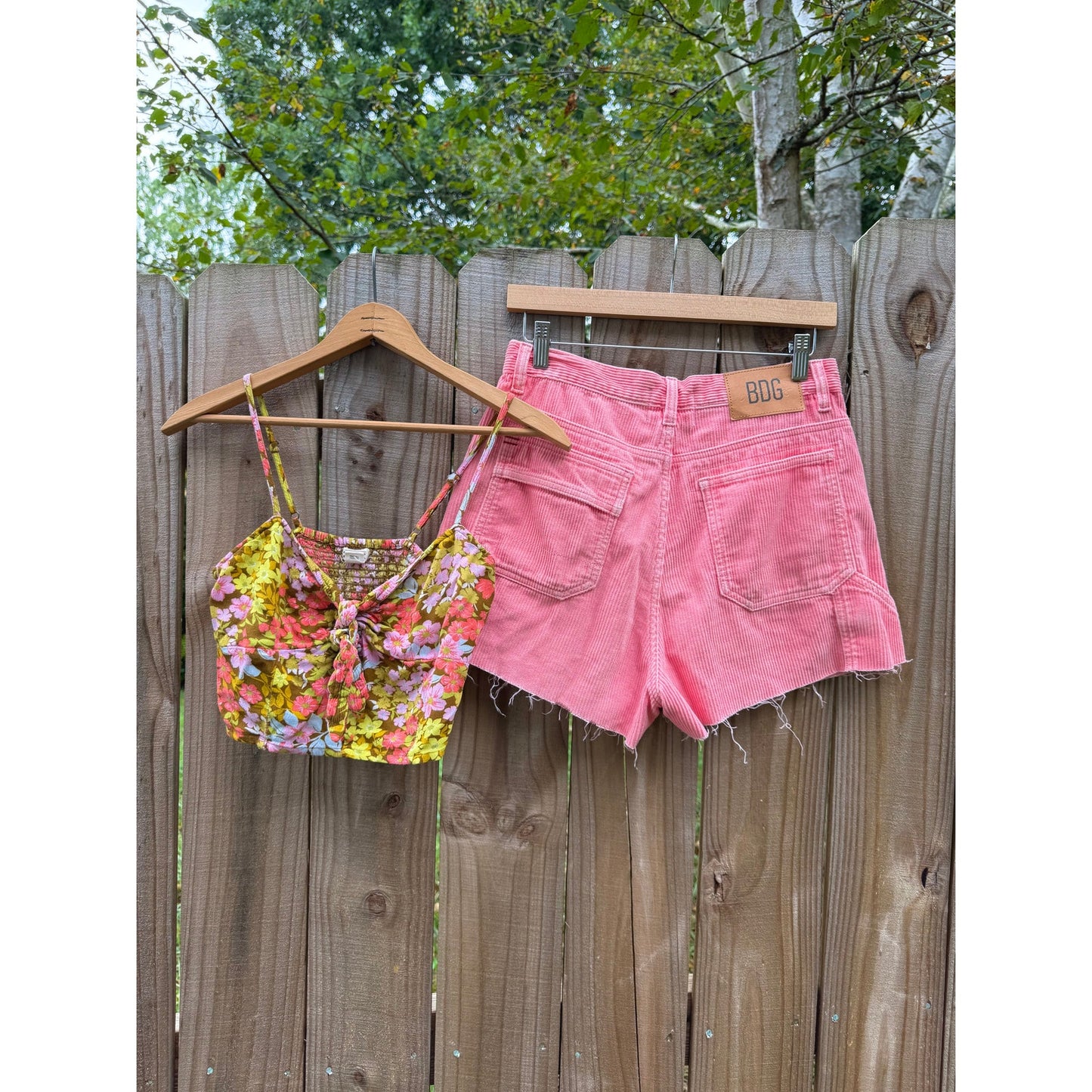 Billabong Floral Tie Front Crop Top