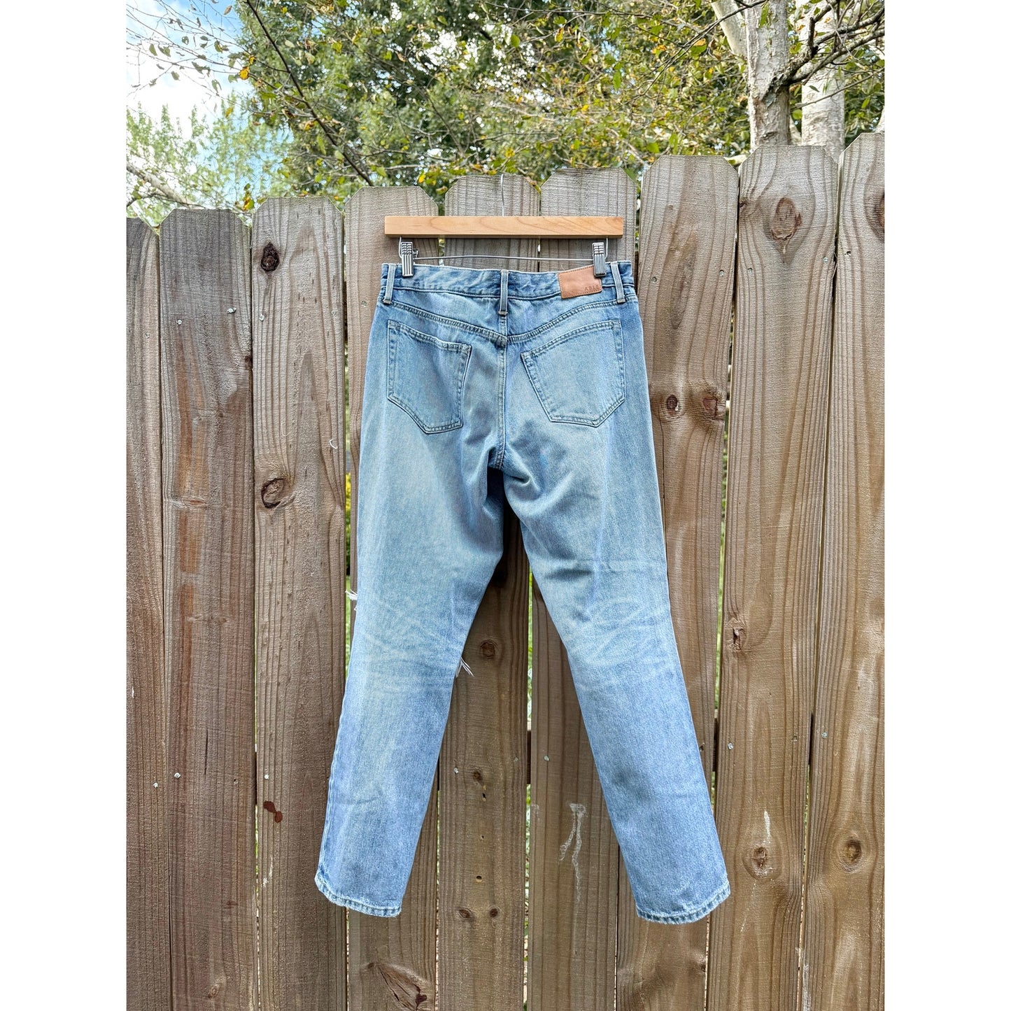 ABLE ‘The Slouch’ Distressed Denim