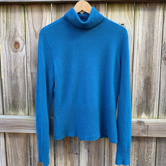 Covington Cashmere Turtleneck Teal