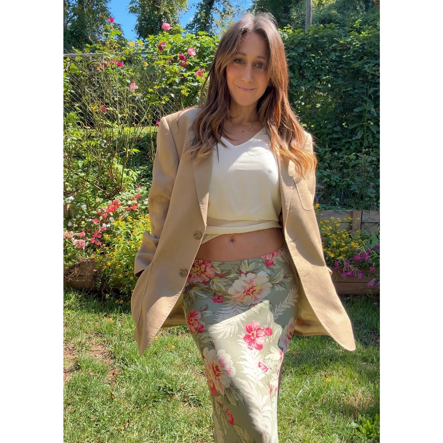 Slouchy Linen Borrowed Menswear Blazer