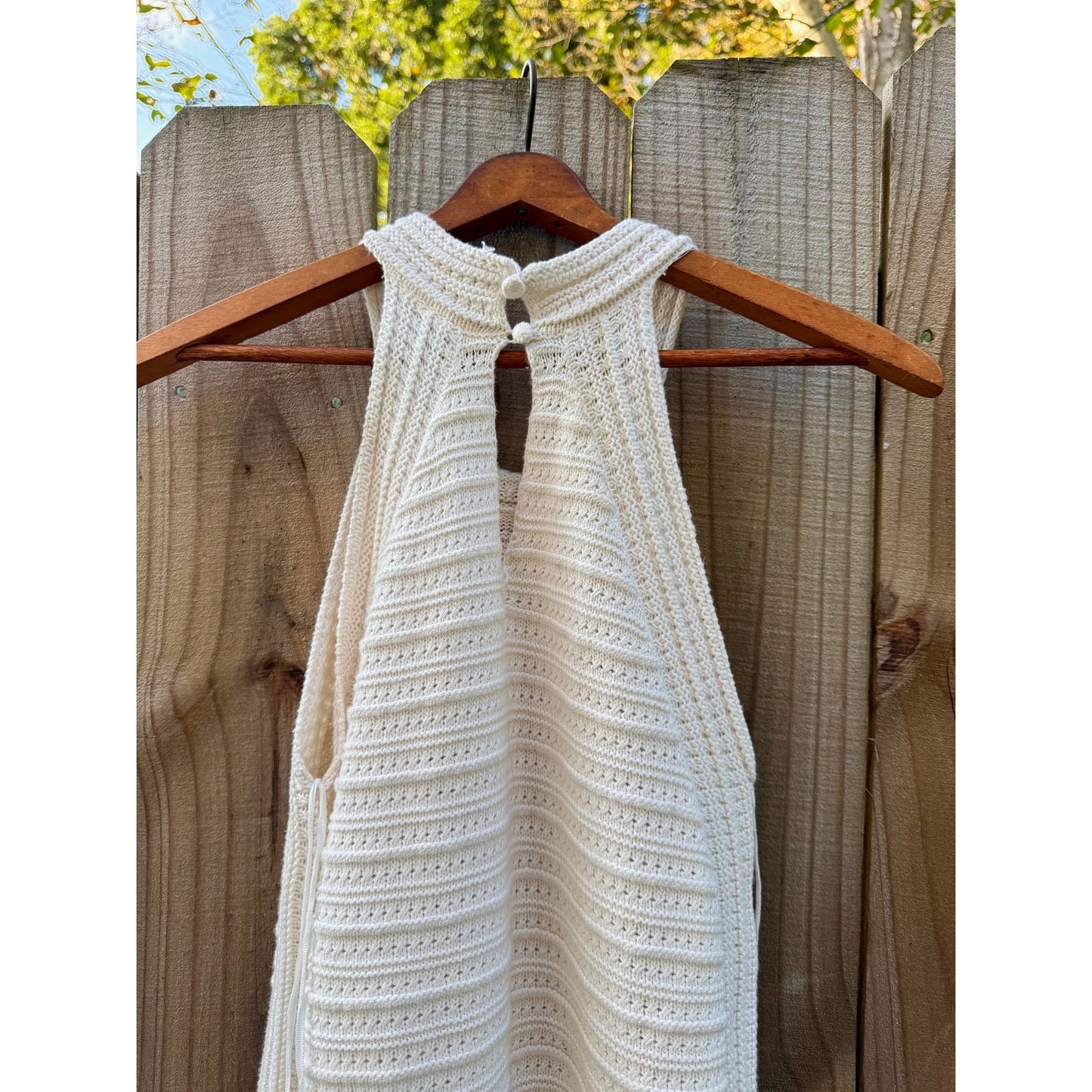 SUNDAY HONEY ORIGINAL — REWORKED COTTON KNIT MINI DRESS