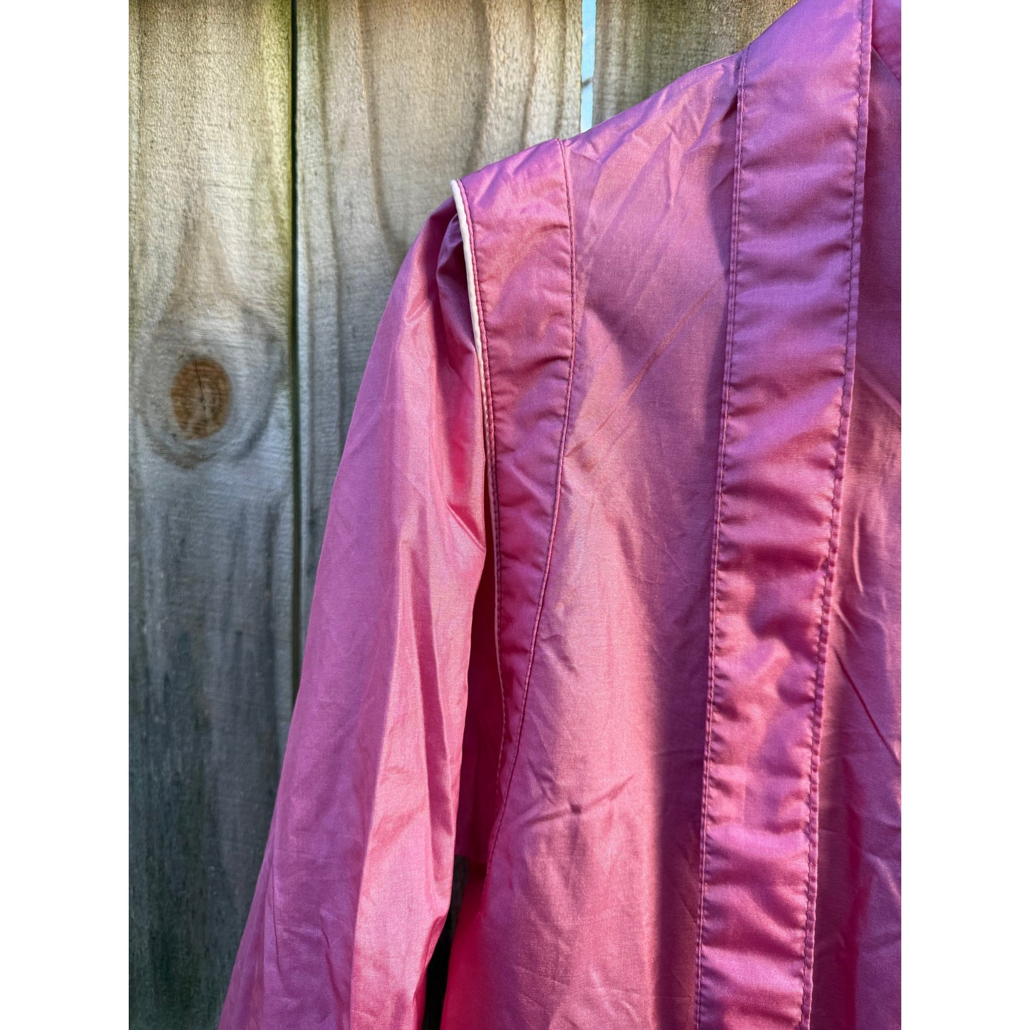 Vintage Bubblegum Pink Totés Raincoat Trench Y2K