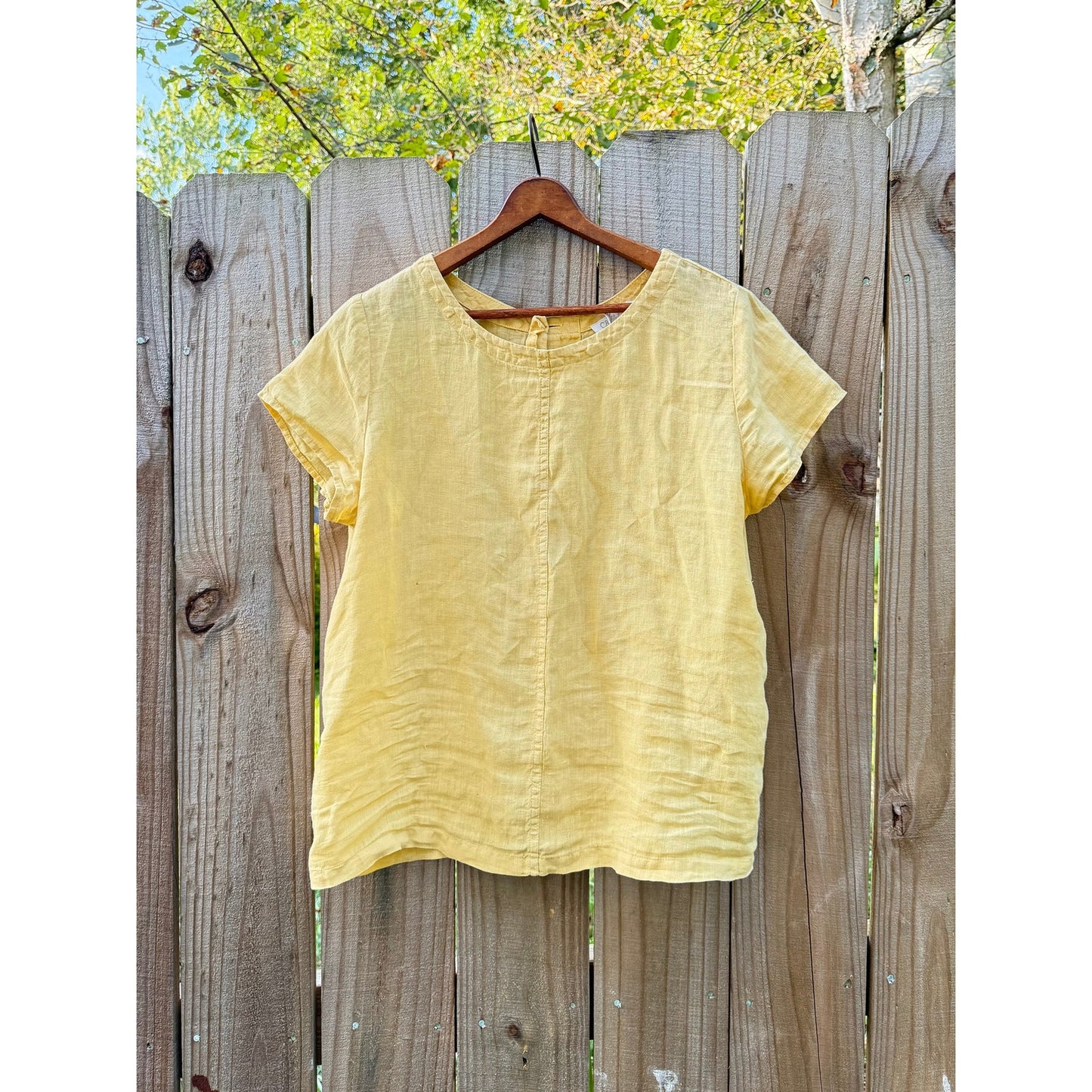 Golden Hour Linen Top