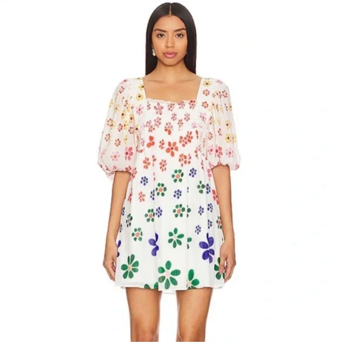 Rainbow Bloom Mini Dress – Jen’s Pirate Booty