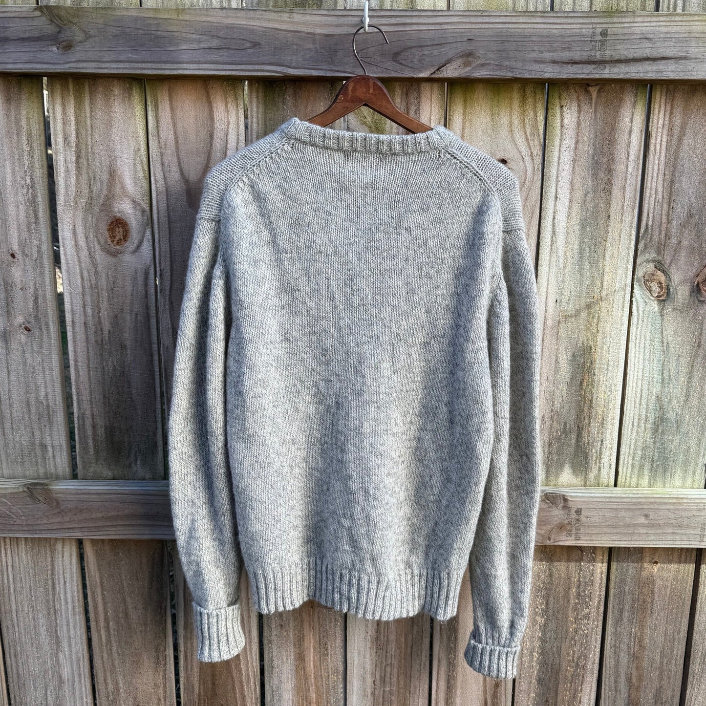 Vintage Woolrich Wool Sweater – Heathered Oatmeal Crewneck