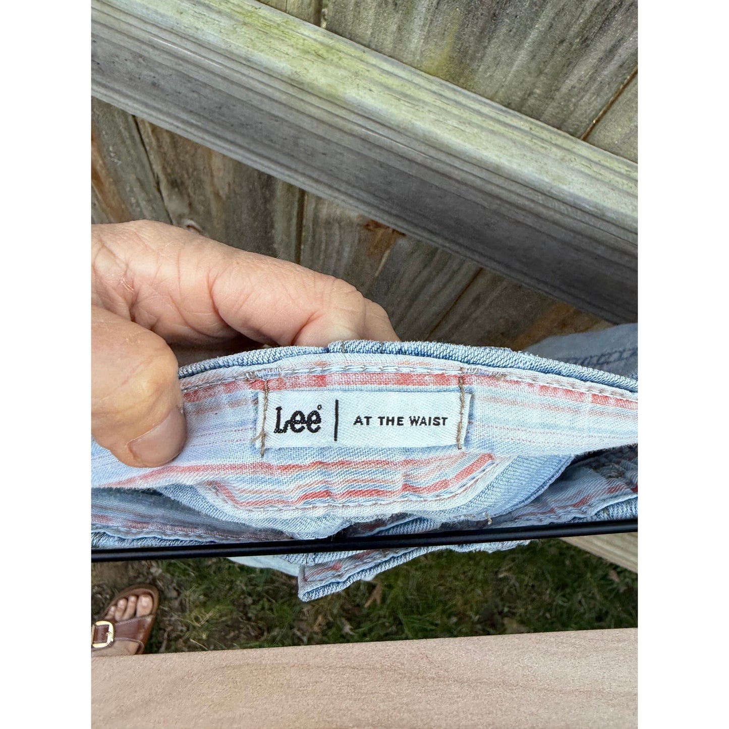 Lee High-Waist Elastic Back Denim Shorts