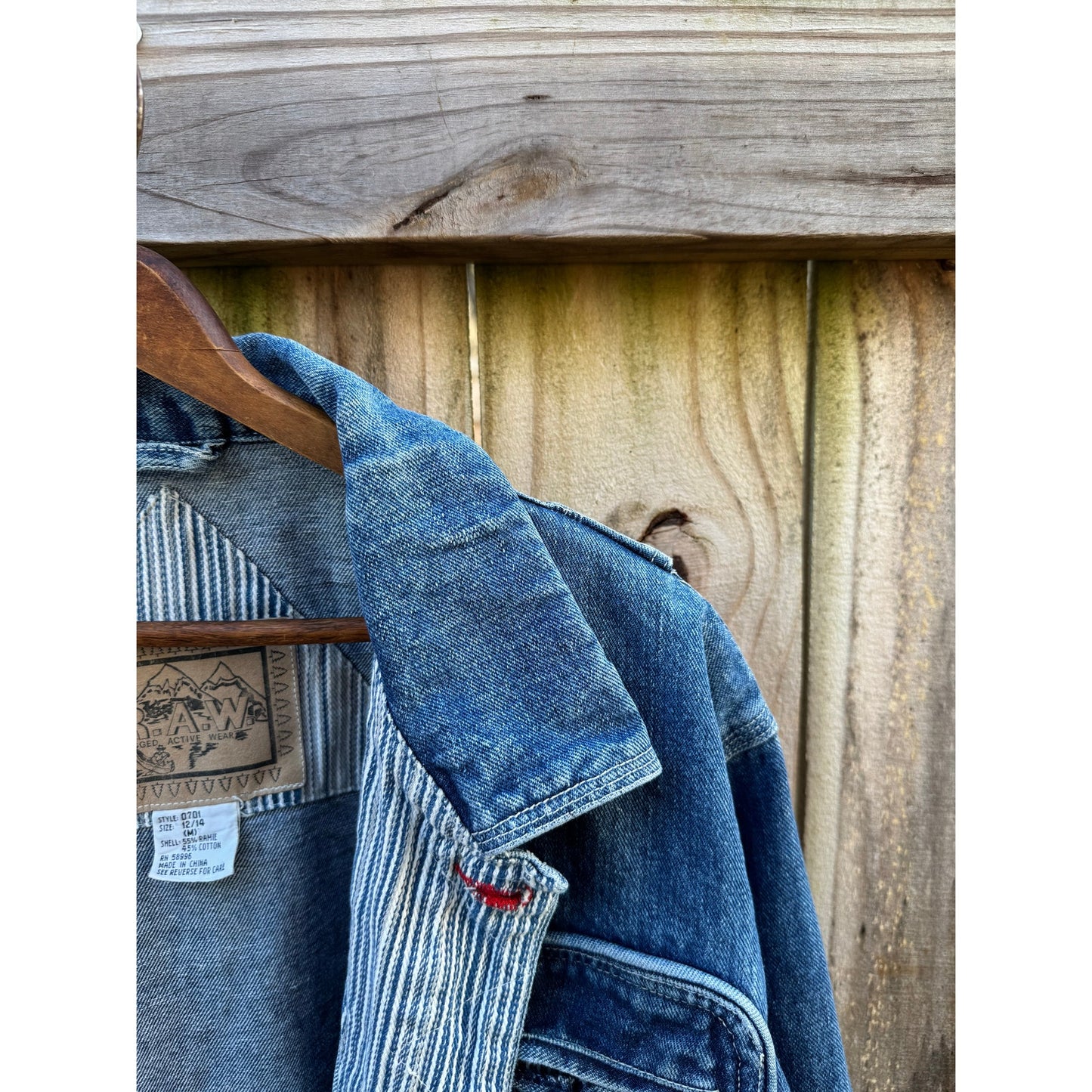 Vintage R.A.W. Denim Chore Jacket / Workwear Utility Coat