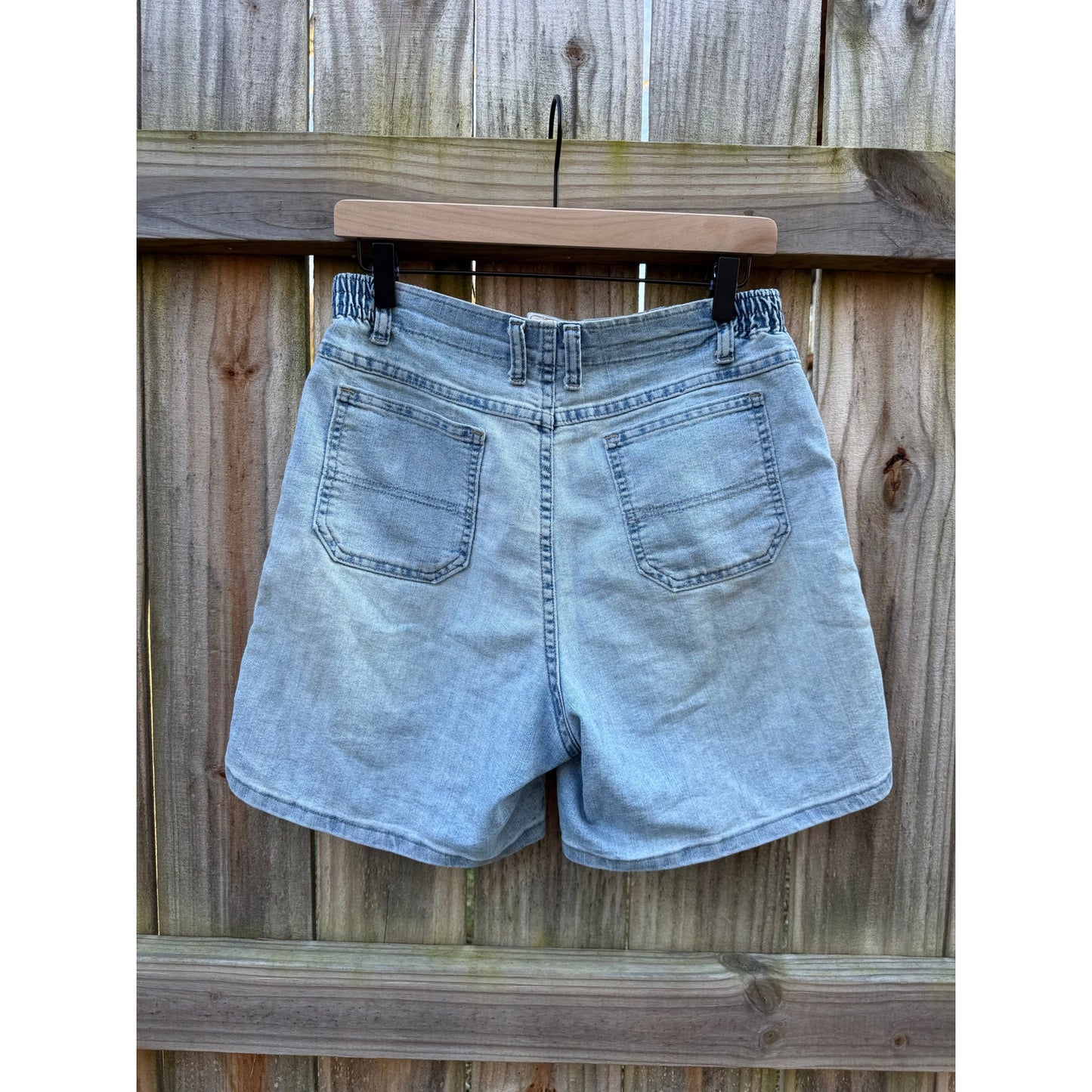 Lee High-Waist Elastic Back Denim Shorts