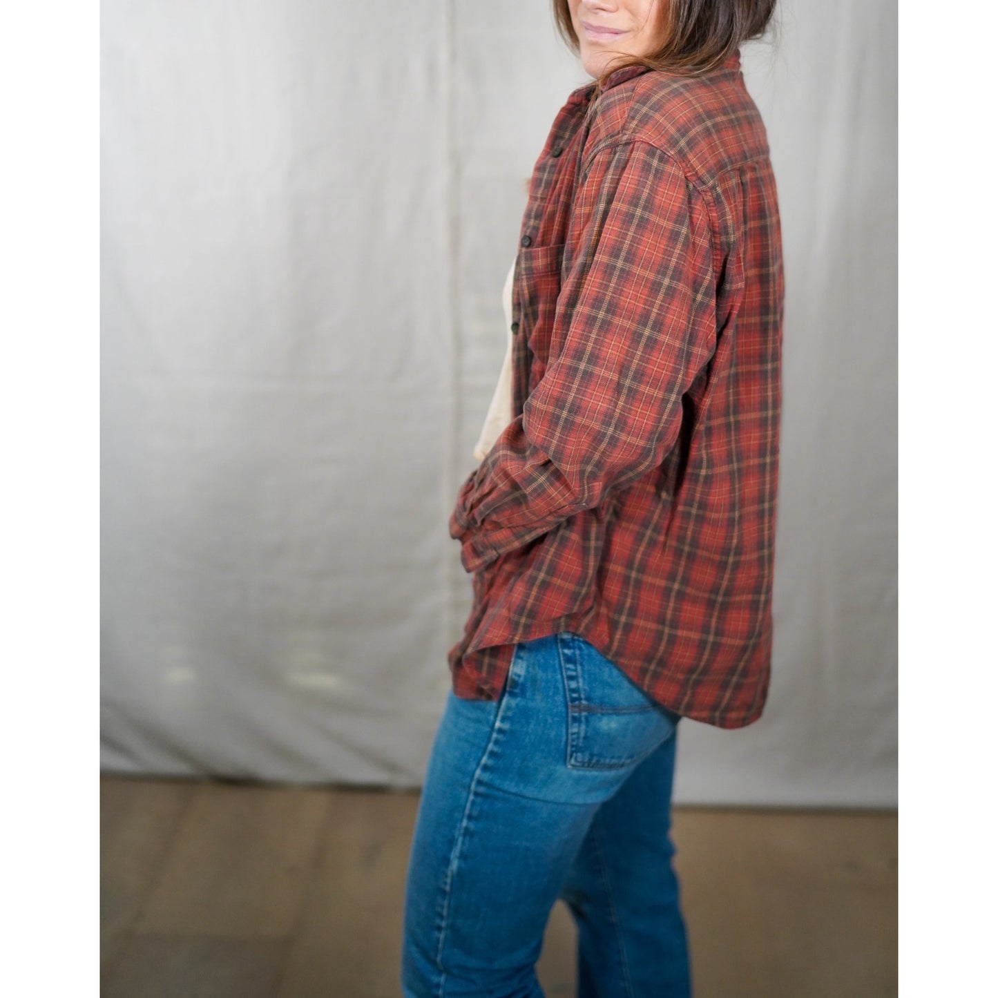 Vintage Woolrich Washed Plaid Workshirt