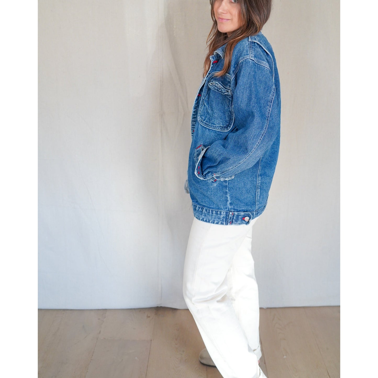 Vintage R.A.W. Denim Chore Jacket / Workwear Utility Coat