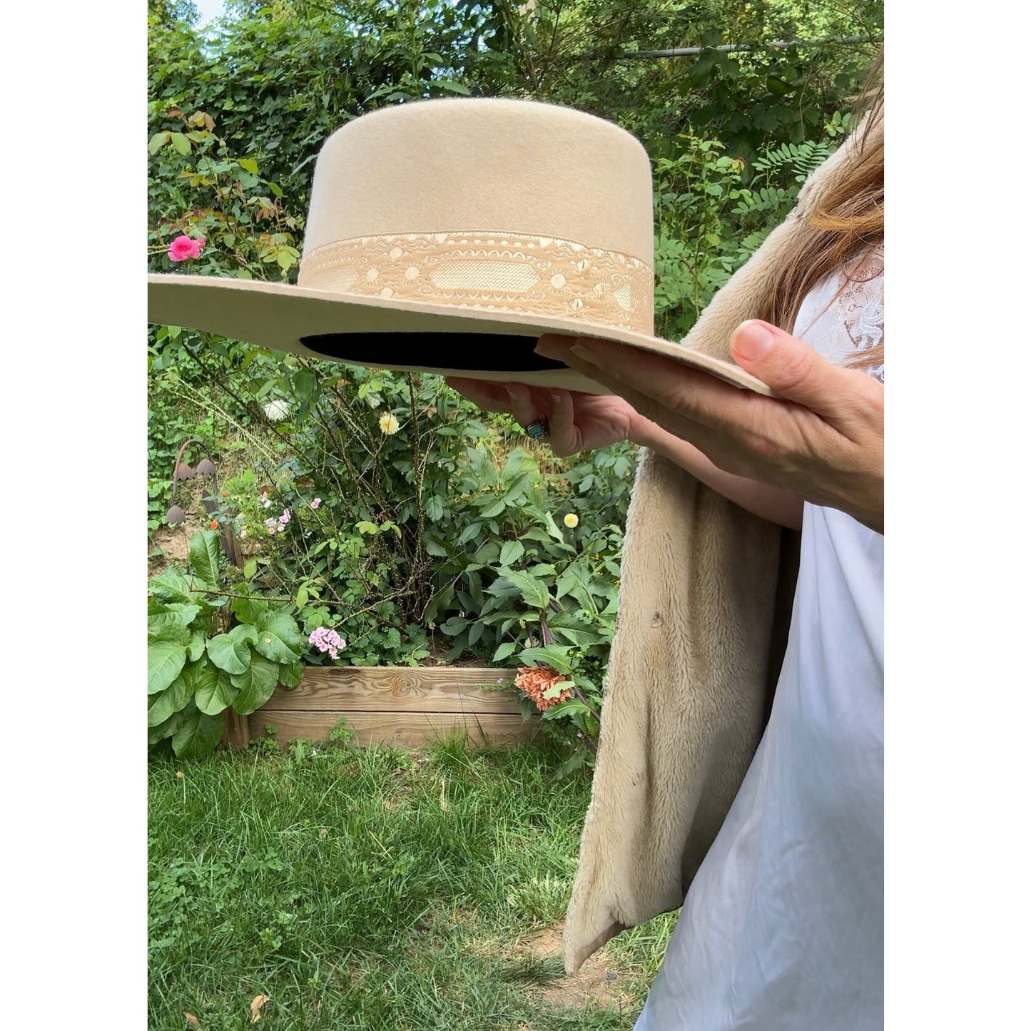 Lack of Color Ziggy Wide Brim Hat – Cream Wool Felt