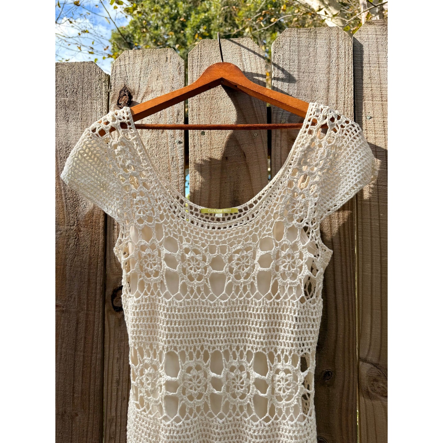 Vintage Crochet Mini Dress – Coastal Cowboy / Festival Energy
