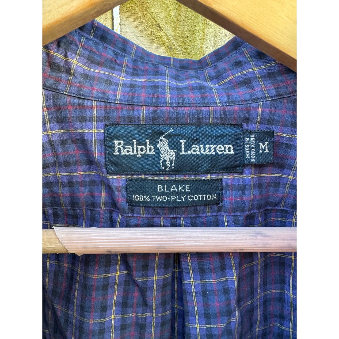 Ralph Lauren Cotton Plaid Button Down