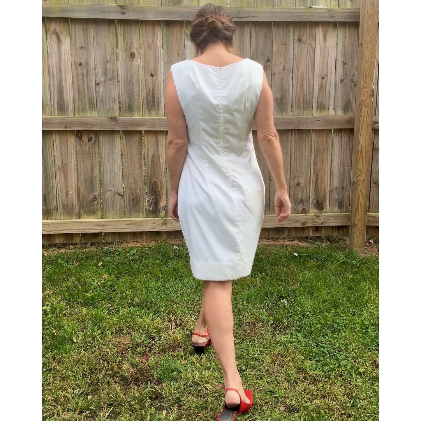 Reworked Vintage Cherry Embroidered Dress — Romantic Italian Summer