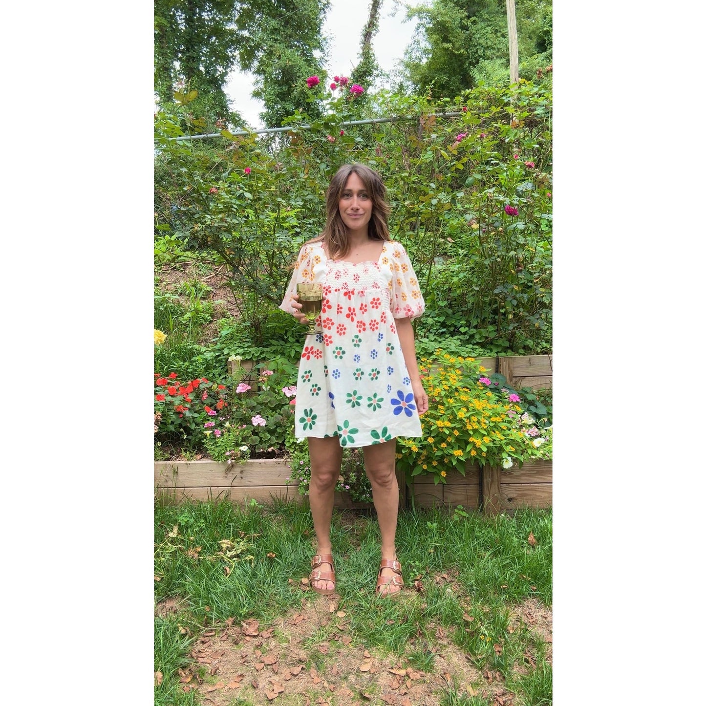 Rainbow Bloom Mini Dress – Jen’s Pirate Booty