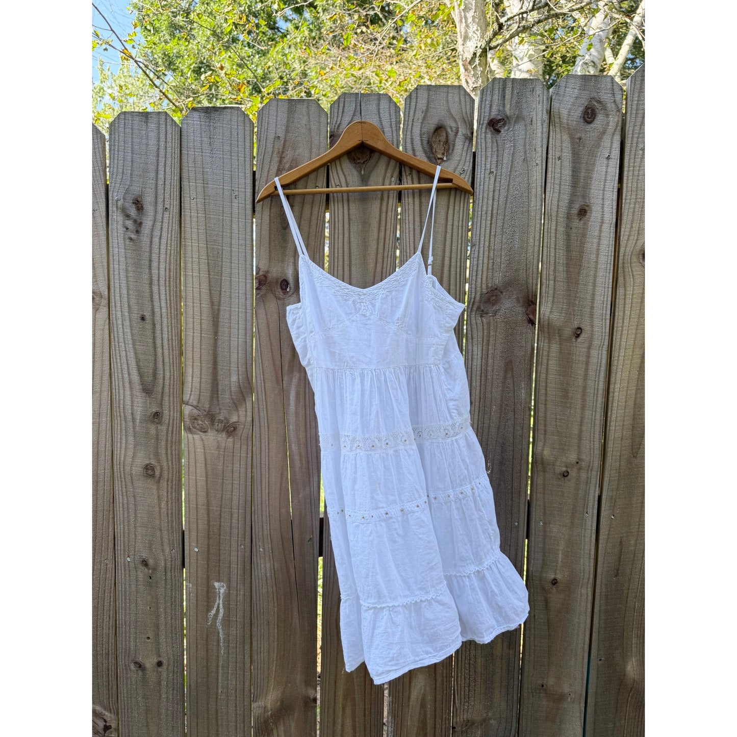 White Eyelet Sundress — Coastal Cowboy / 2000s Y2K