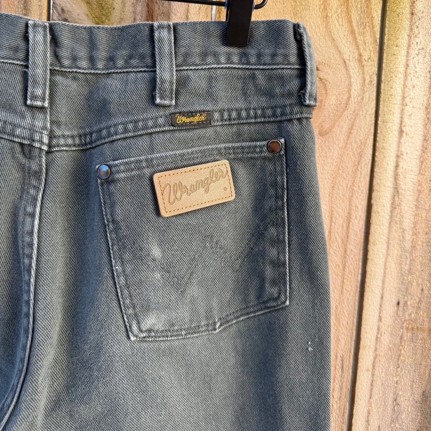 Wrangler Workwear Denim Slate Blue Canvas