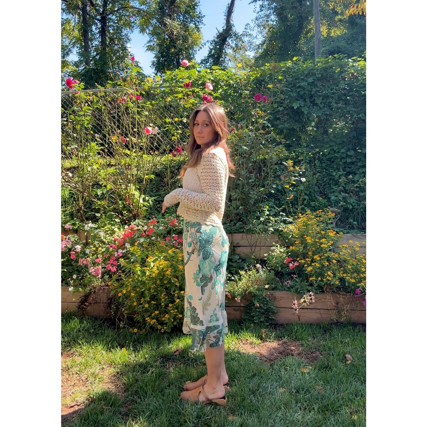 Crochet Sheer Knit Top