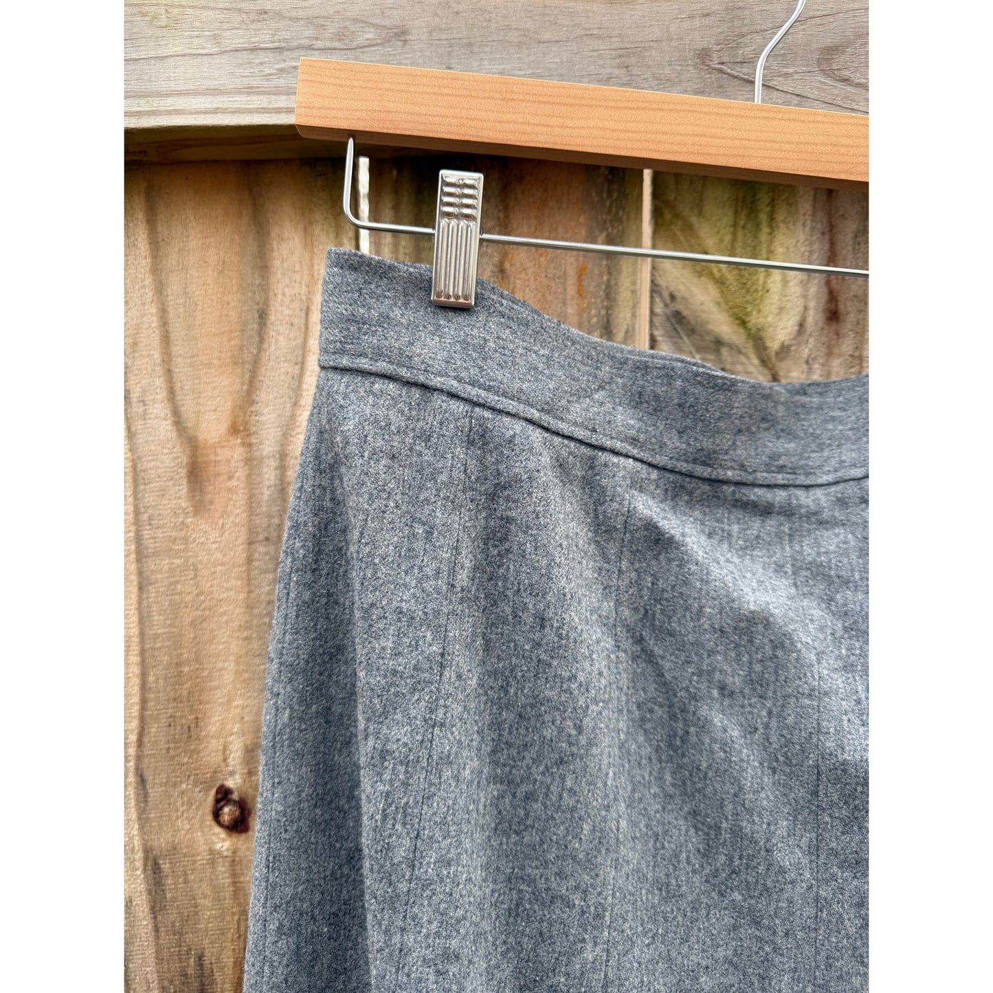Vintage Ghooki Wool A-Line Midi Skirt