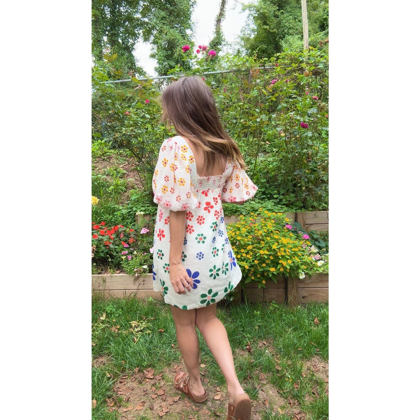 Rainbow Bloom Mini Dress – Jen’s Pirate Booty