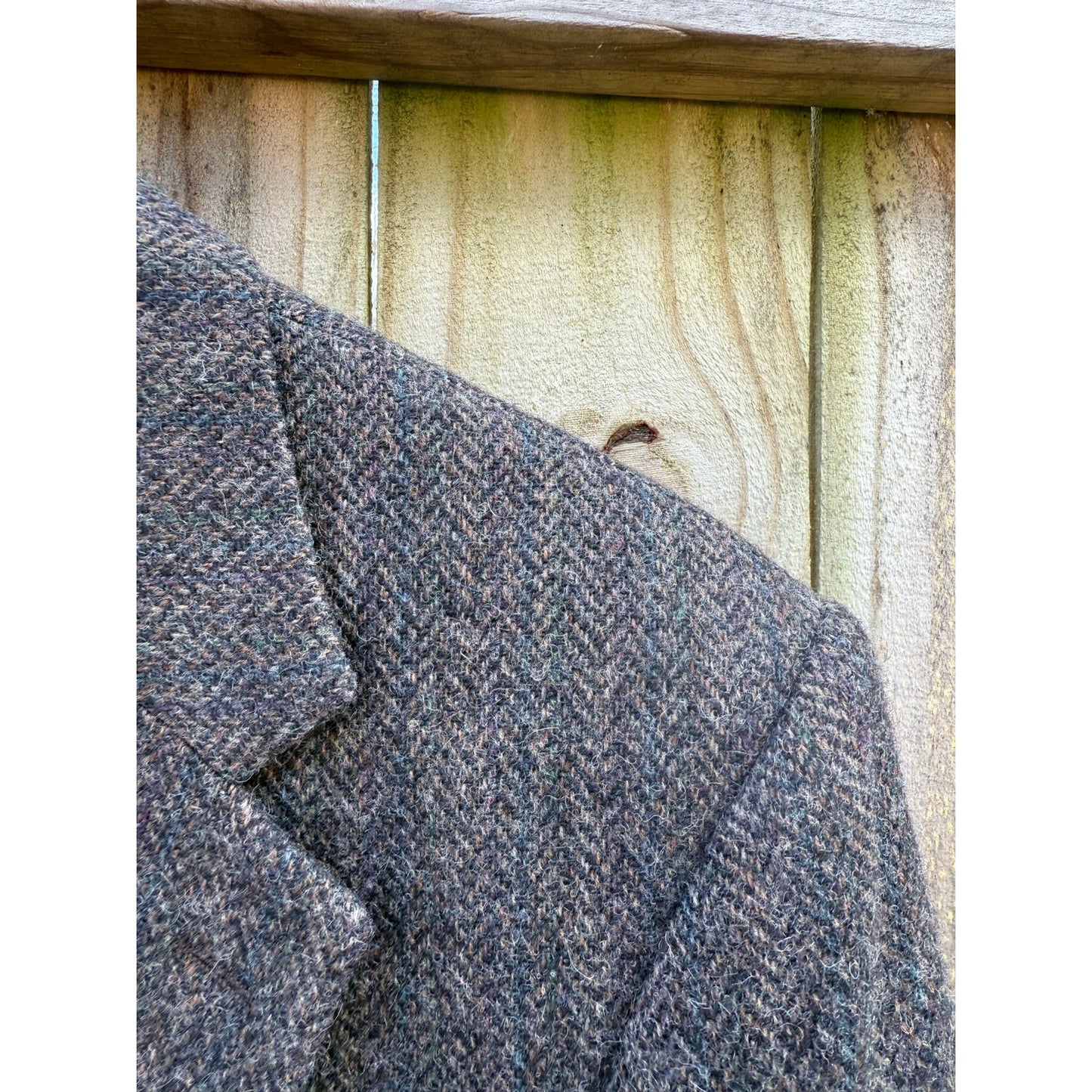 VINTAGE ANDHURST HERRINGBONE WOOL BLAZER