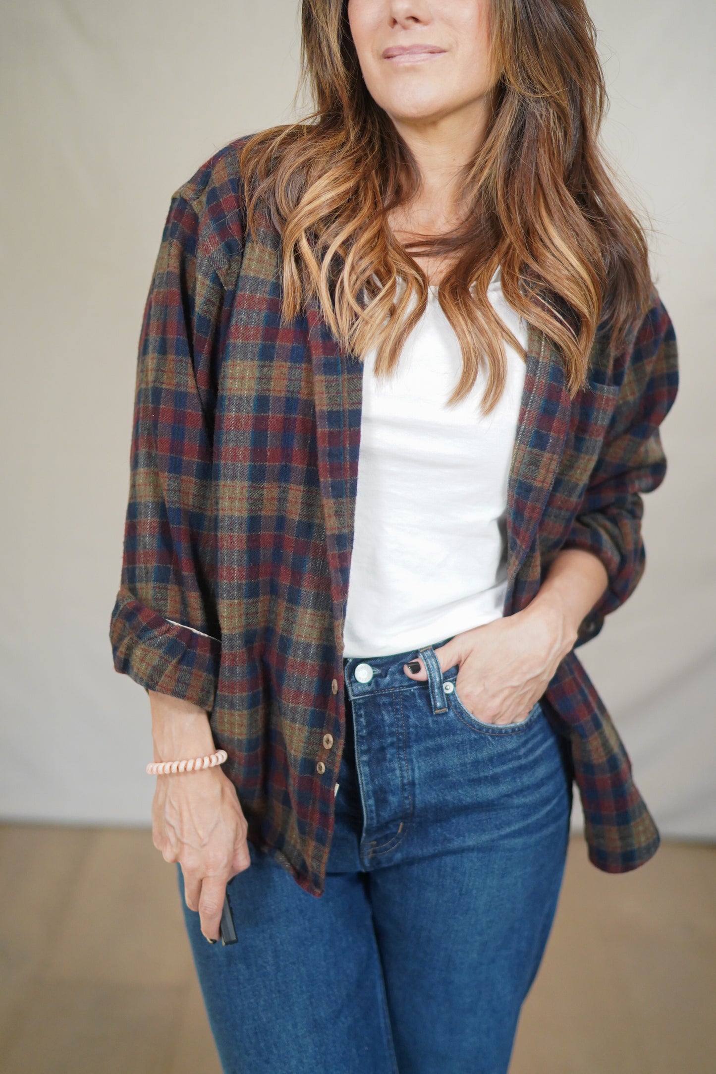 Vintage Woolrich Plaid Wool Overshirt