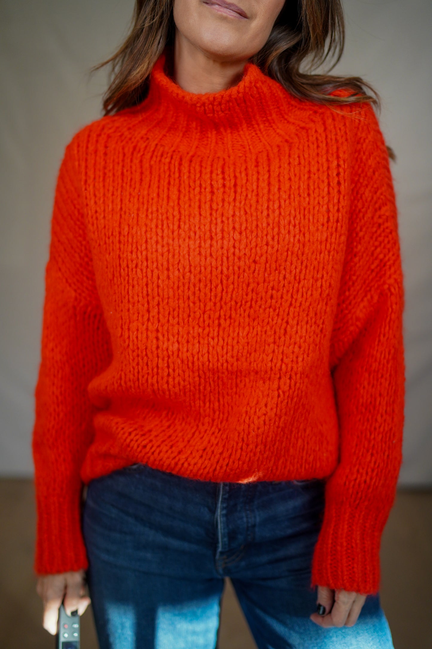 La Petite Maille FRNCH Paris Mohair Blend Knit Sweater