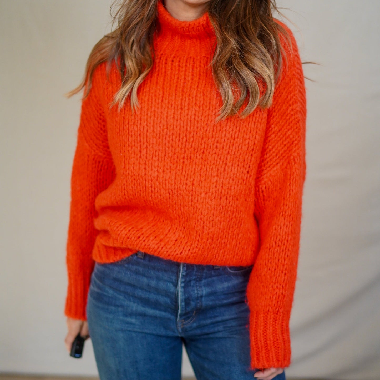 La Petite Maille FRNCH Paris Mohair Blend Knit Sweater