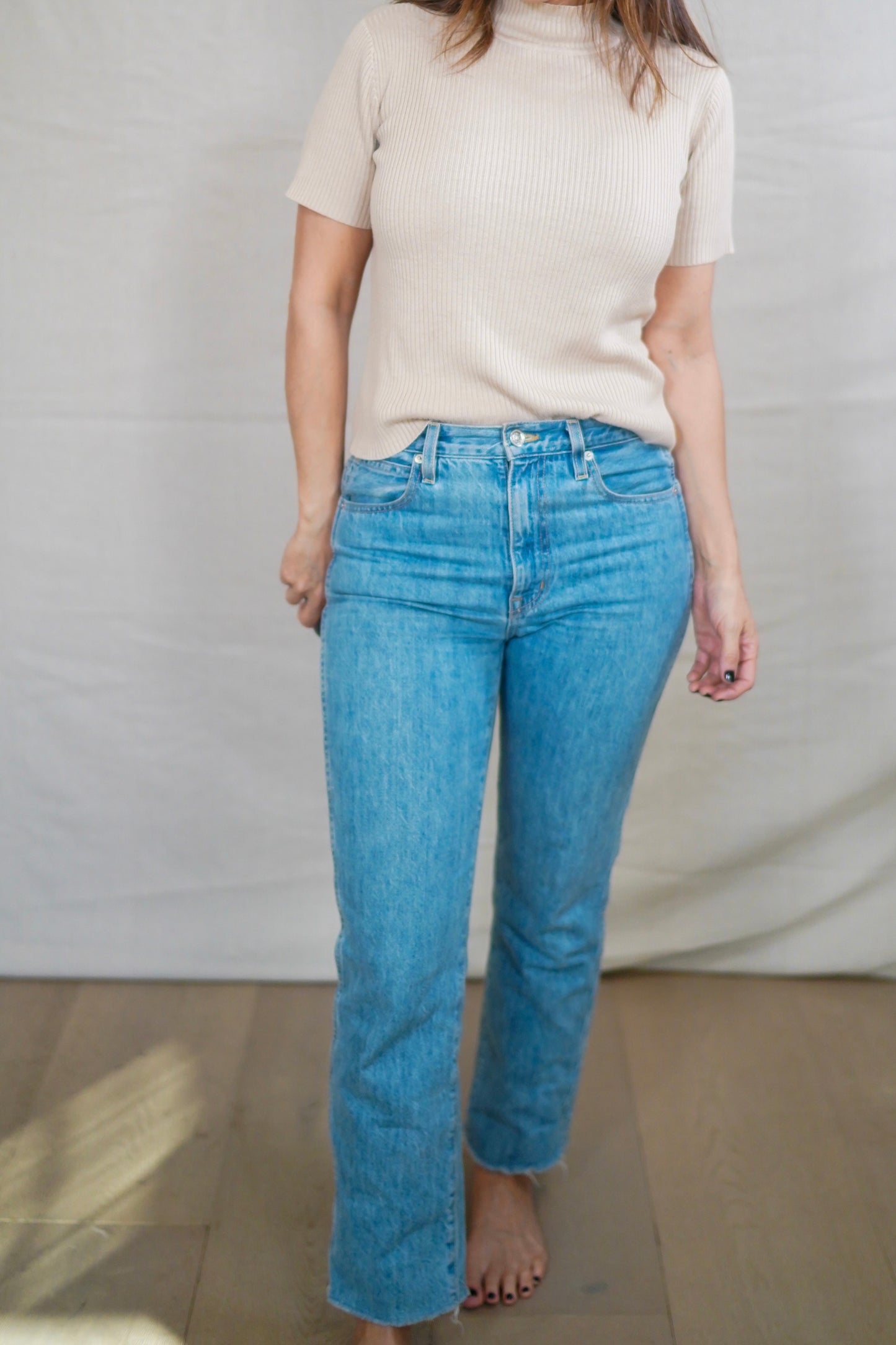 SLVRLAKE Pacific High-Rise Straight Jean