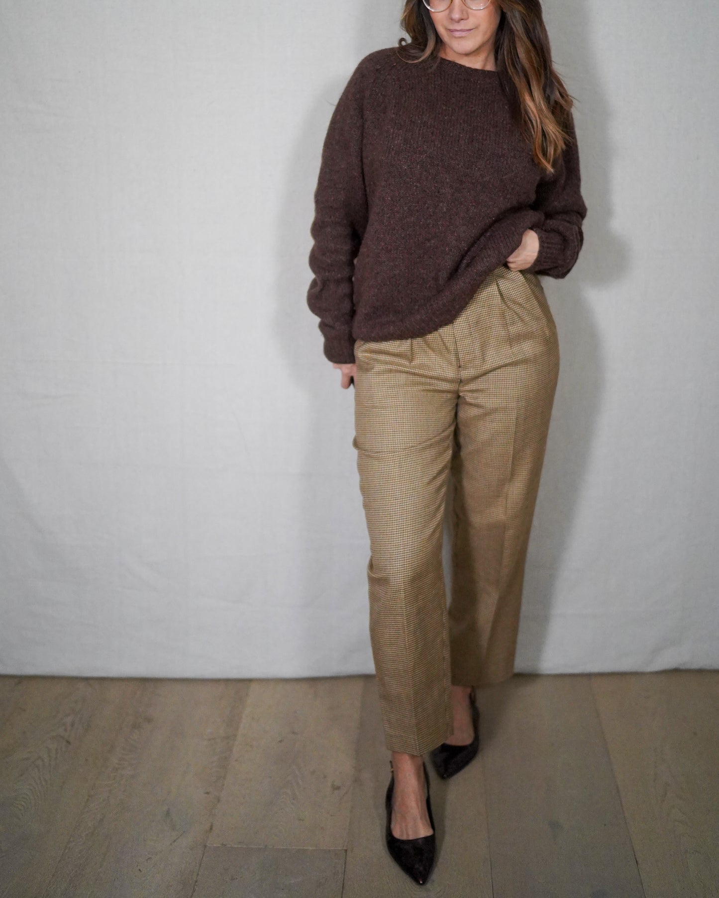 Vintage Tracy Evans Houndstooth Trouser