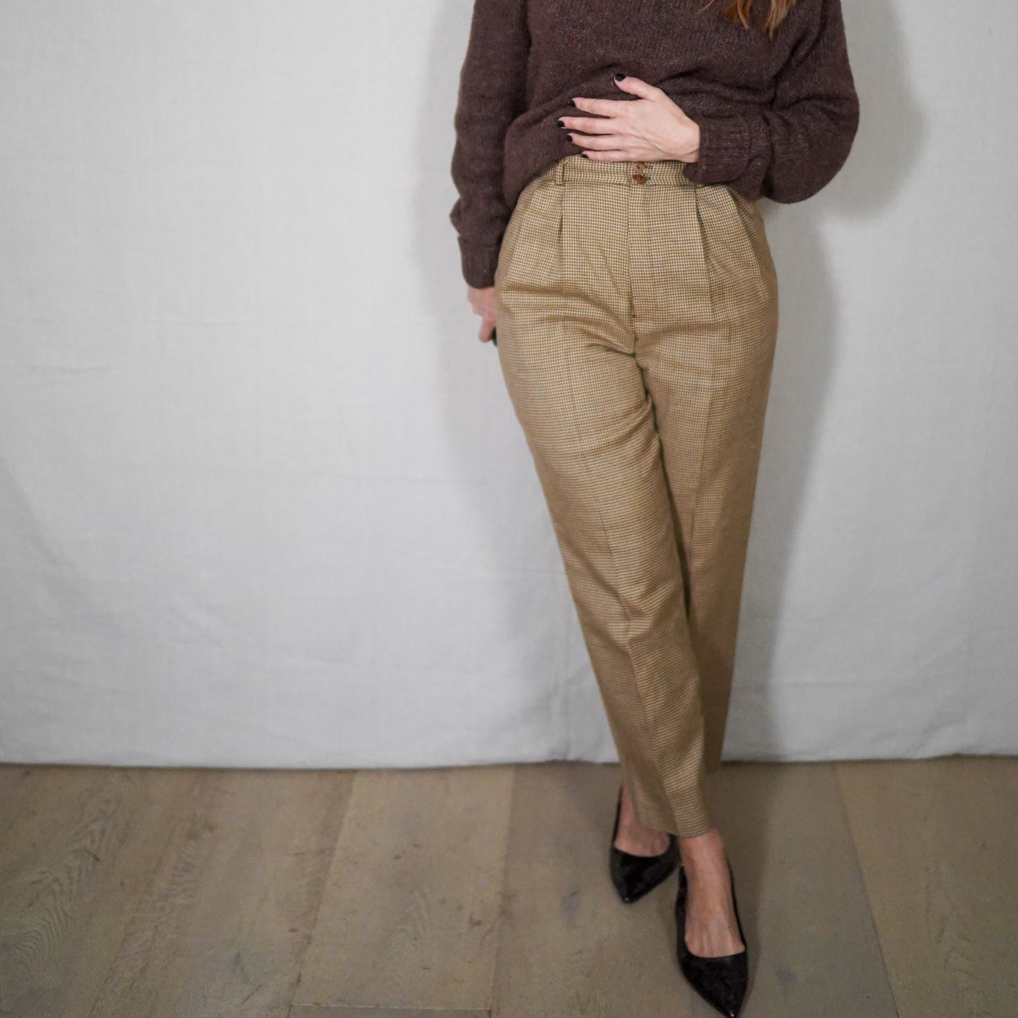 Vintage Tracy Evans Houndstooth Trouser