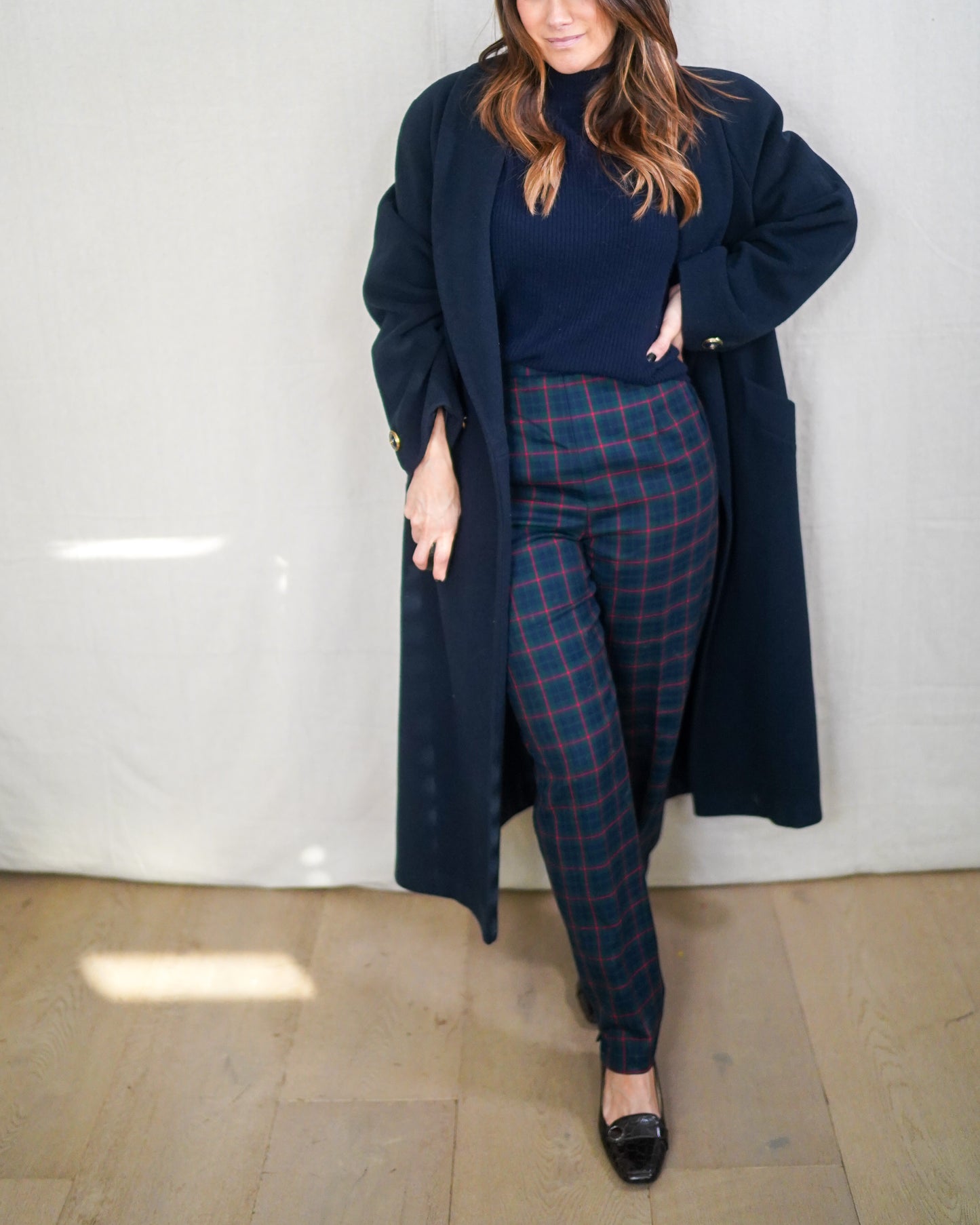 Vintage Pendleton Green Tartan Wool Trouser Pants